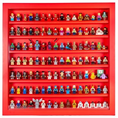 Minifig Display Frame Red