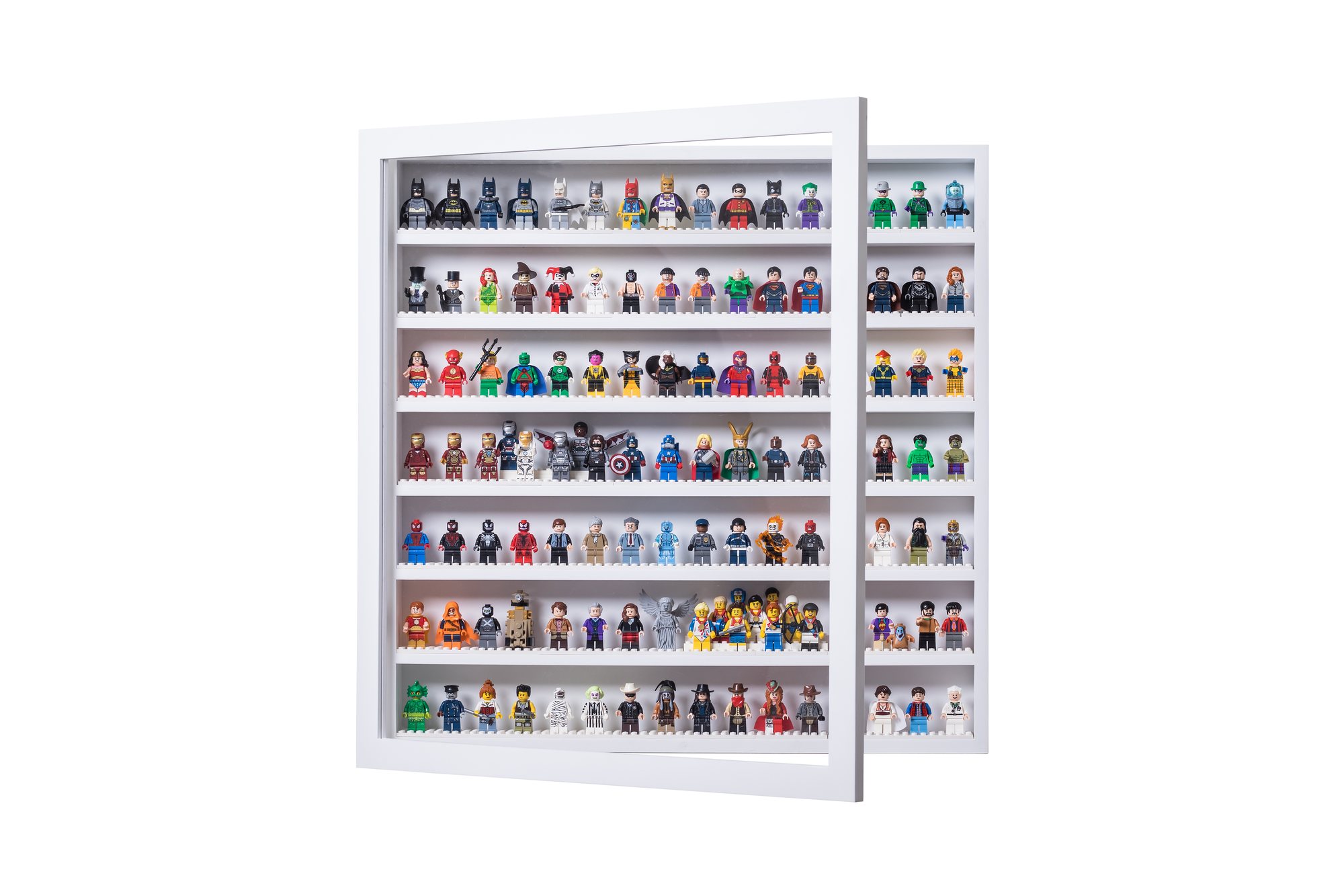 Minifig Display Frame White